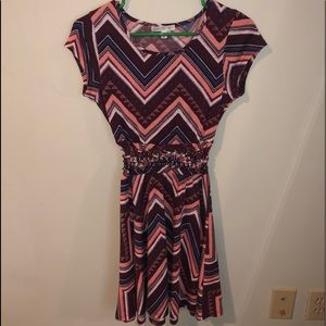 dress with braided waist